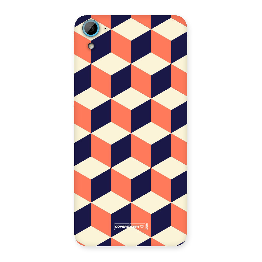 Cube Pattern Back Case for HTC Desire 826