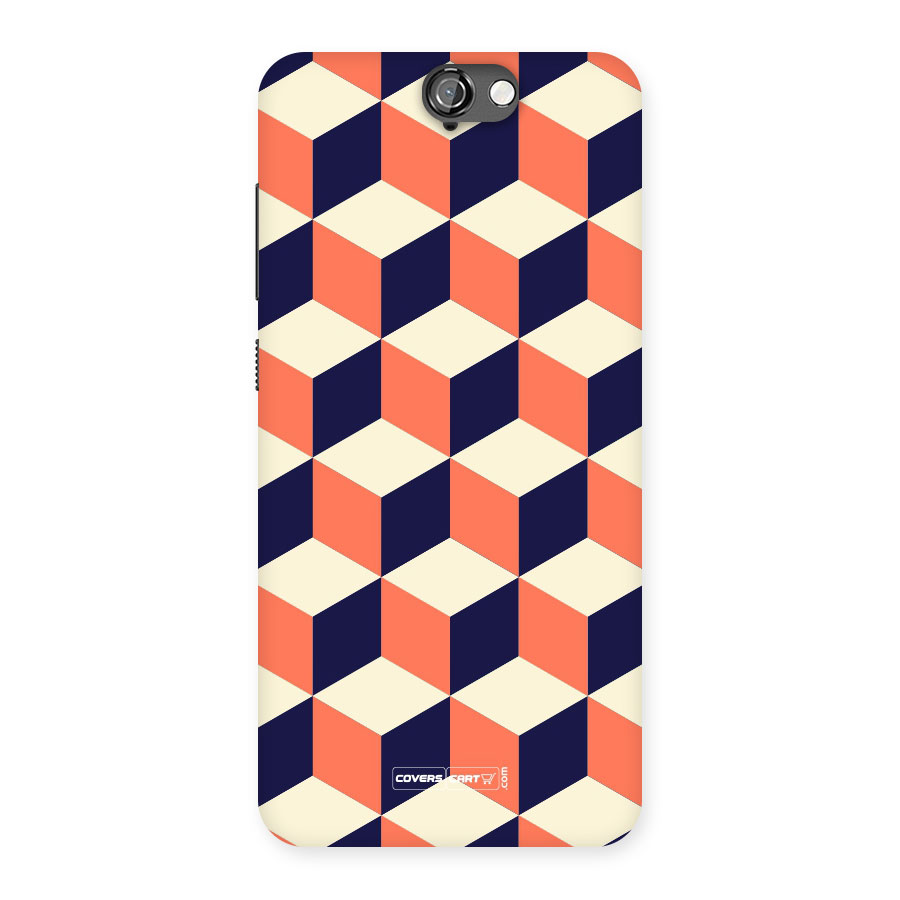 Cube Pattern Back Case for HTC One A9