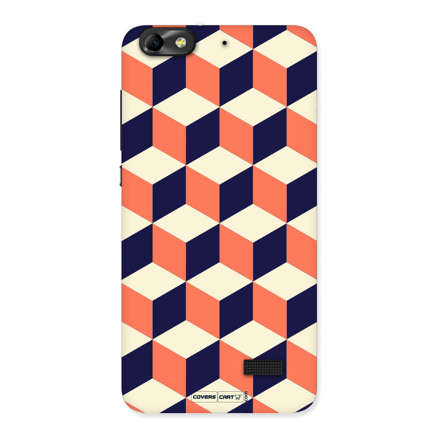 Cube Pattern Back Case for Honor 4C