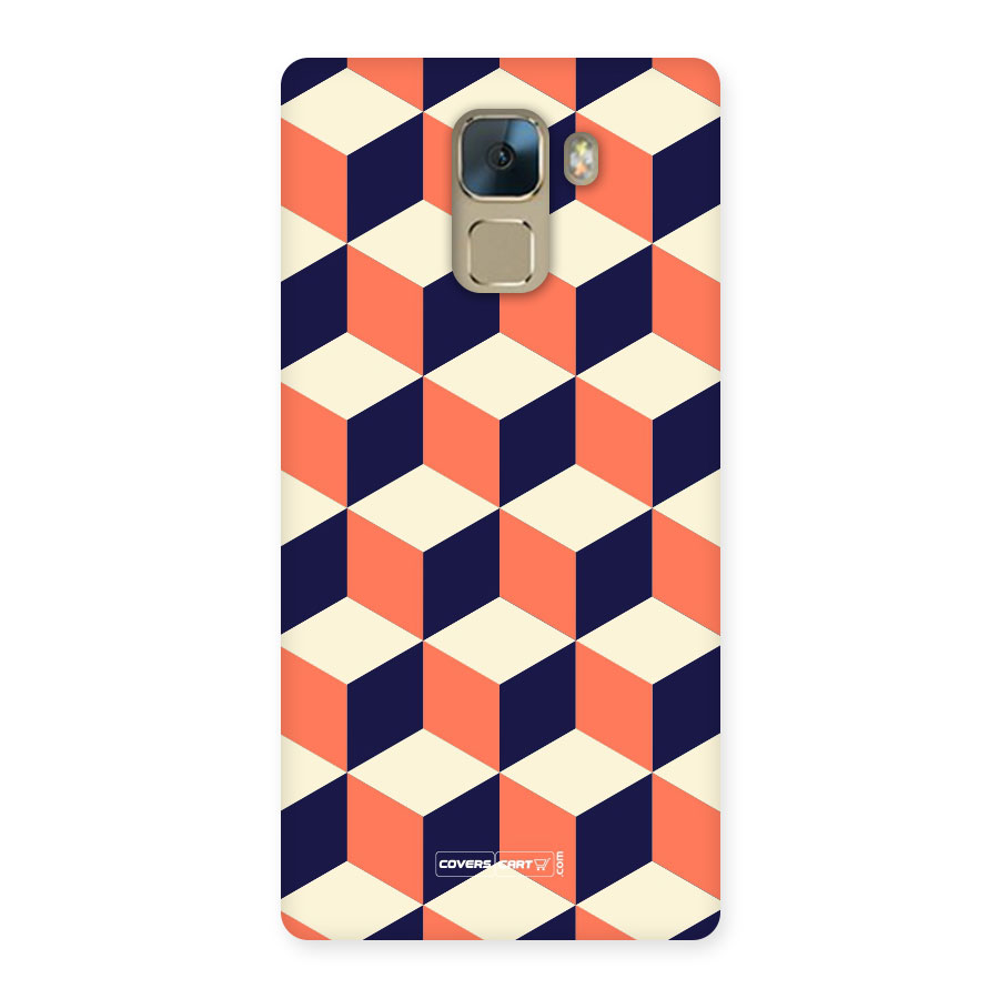 Cube Pattern Back Case for Honor 7