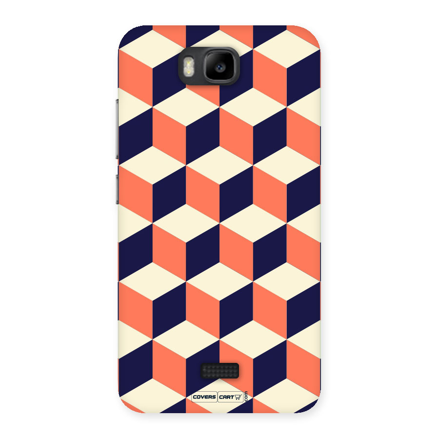 Cube Pattern Back Case for Honor Bee