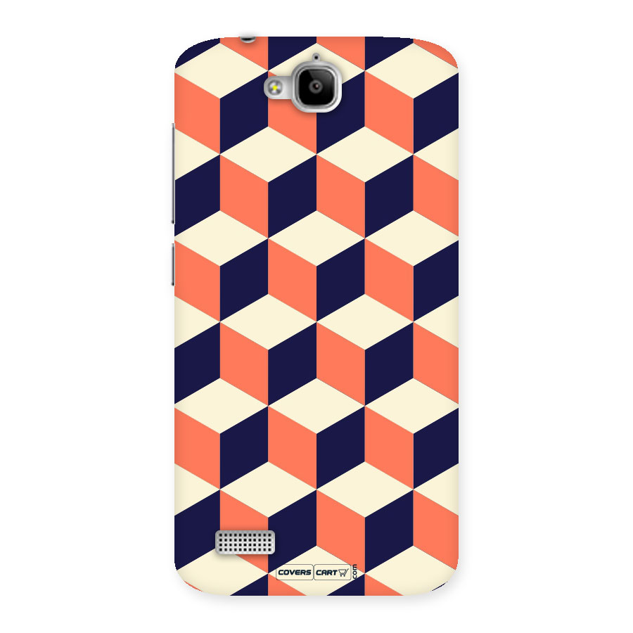 Cube Pattern Back Case for Honor Holly