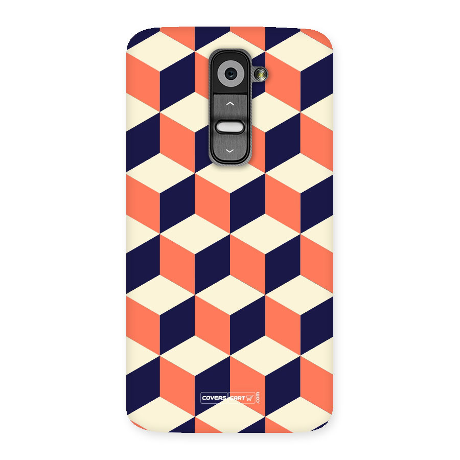 Cube Pattern Back Case for LG G2