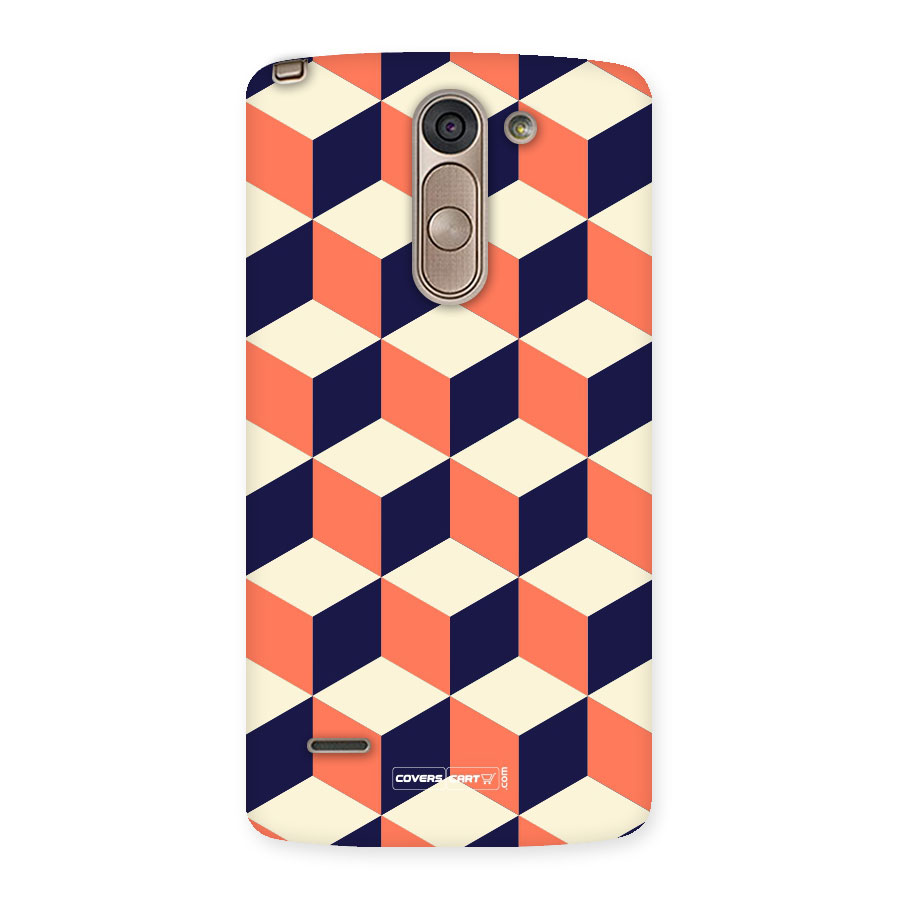 Cube Pattern Back Case for LG G3 Stylus