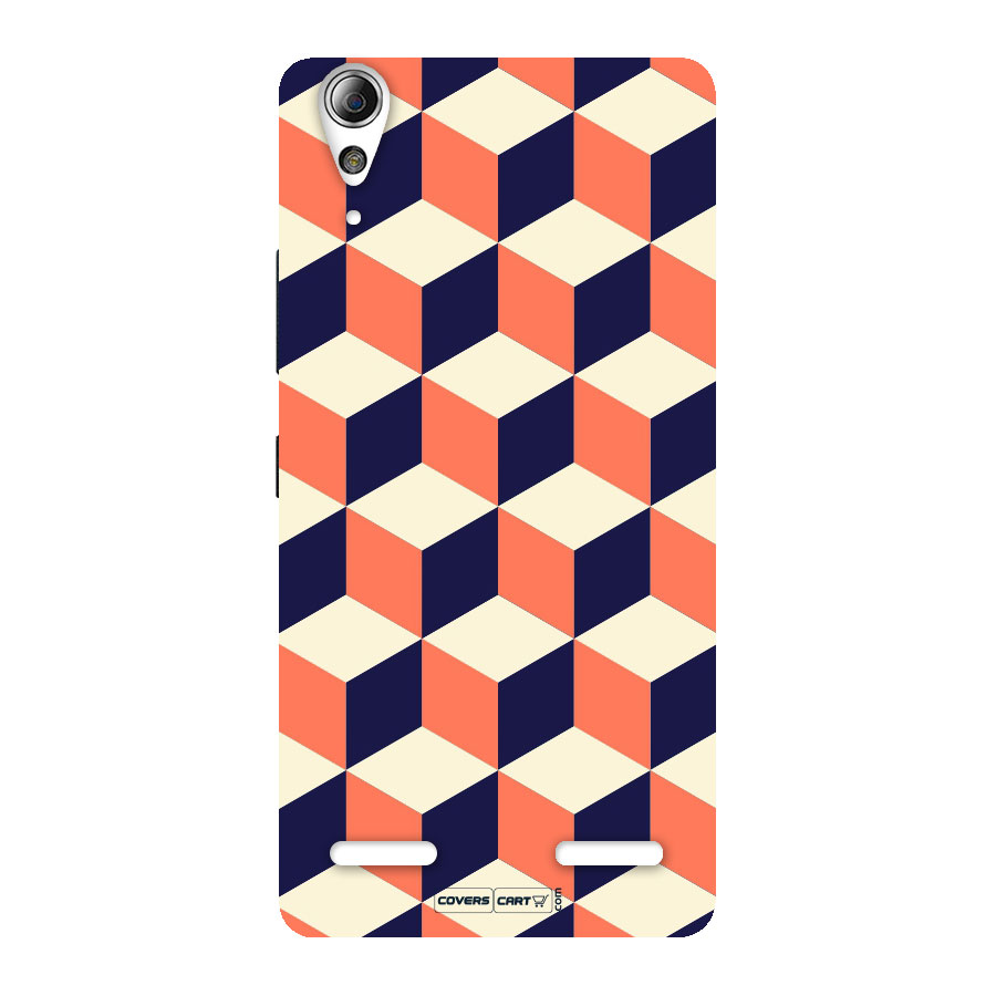 Cube Pattern Back Case for Lenovo A6000 Plus