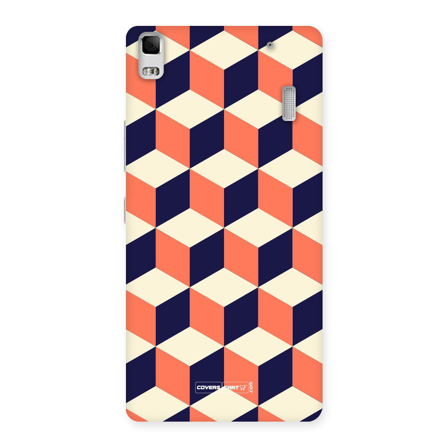 Cube Pattern Back Case for Lenovo A7000