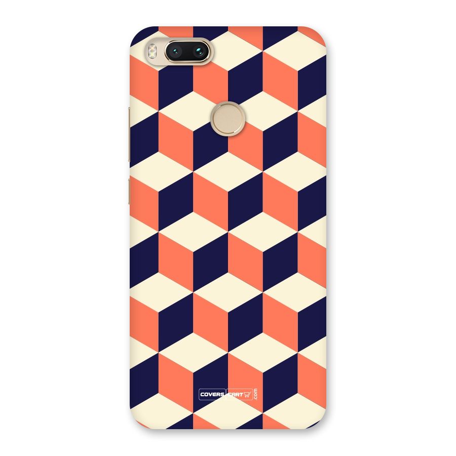 Cube Pattern Back Case for Mi A1