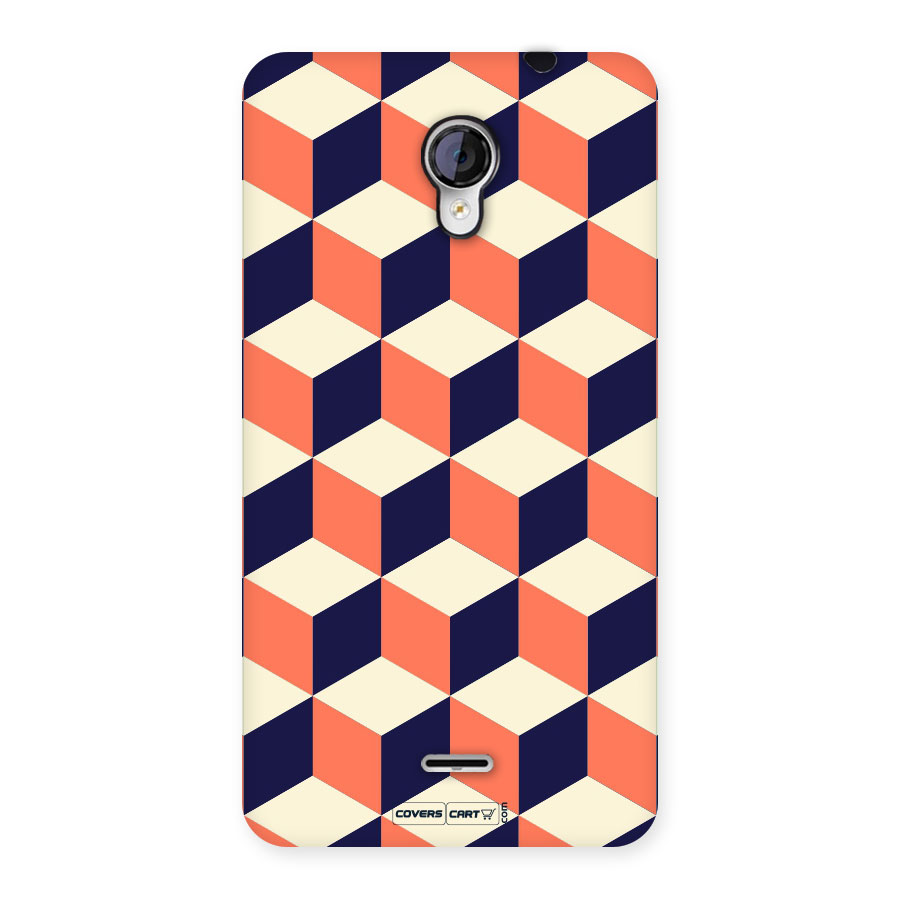 Cube Pattern Back Case for Micromax Unite 2 A106