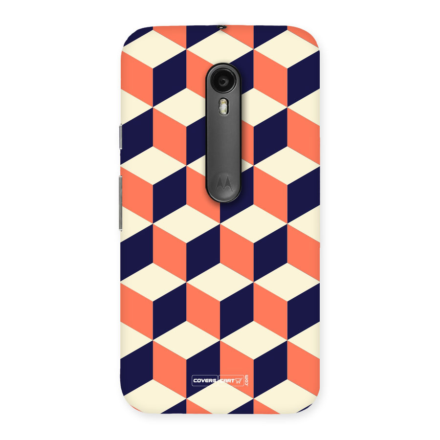 Cube Pattern Back Case for Moto G3