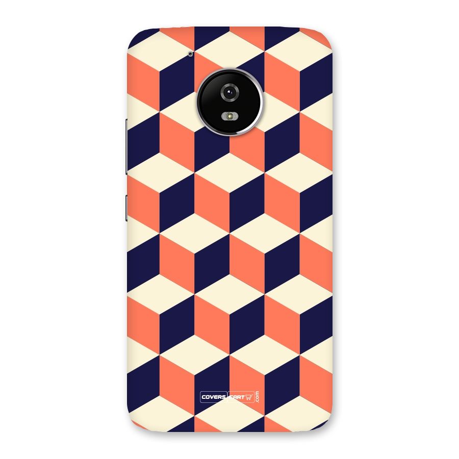 Cube Pattern Back Case for Moto G5