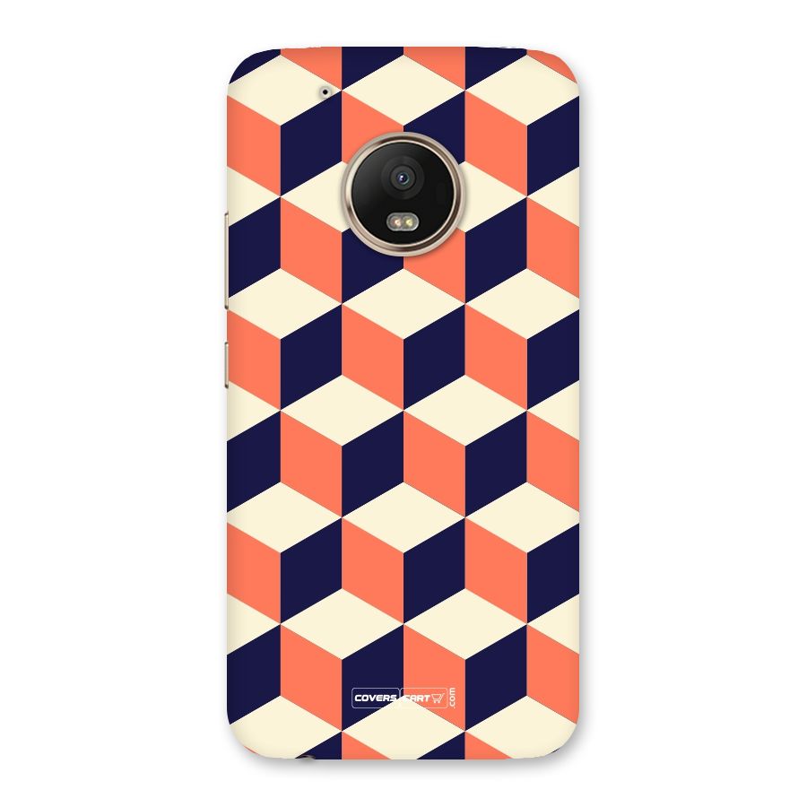 Cube Pattern Back Case for Moto G5 Plus