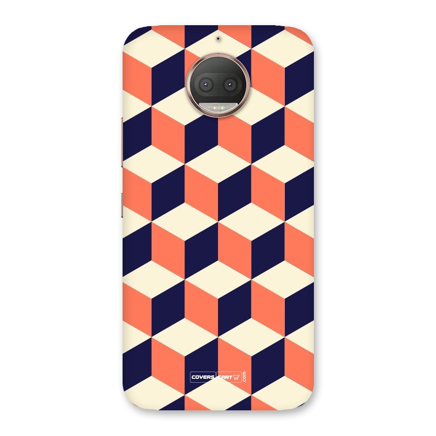 Cube Pattern Back Case for Moto G5s Plus