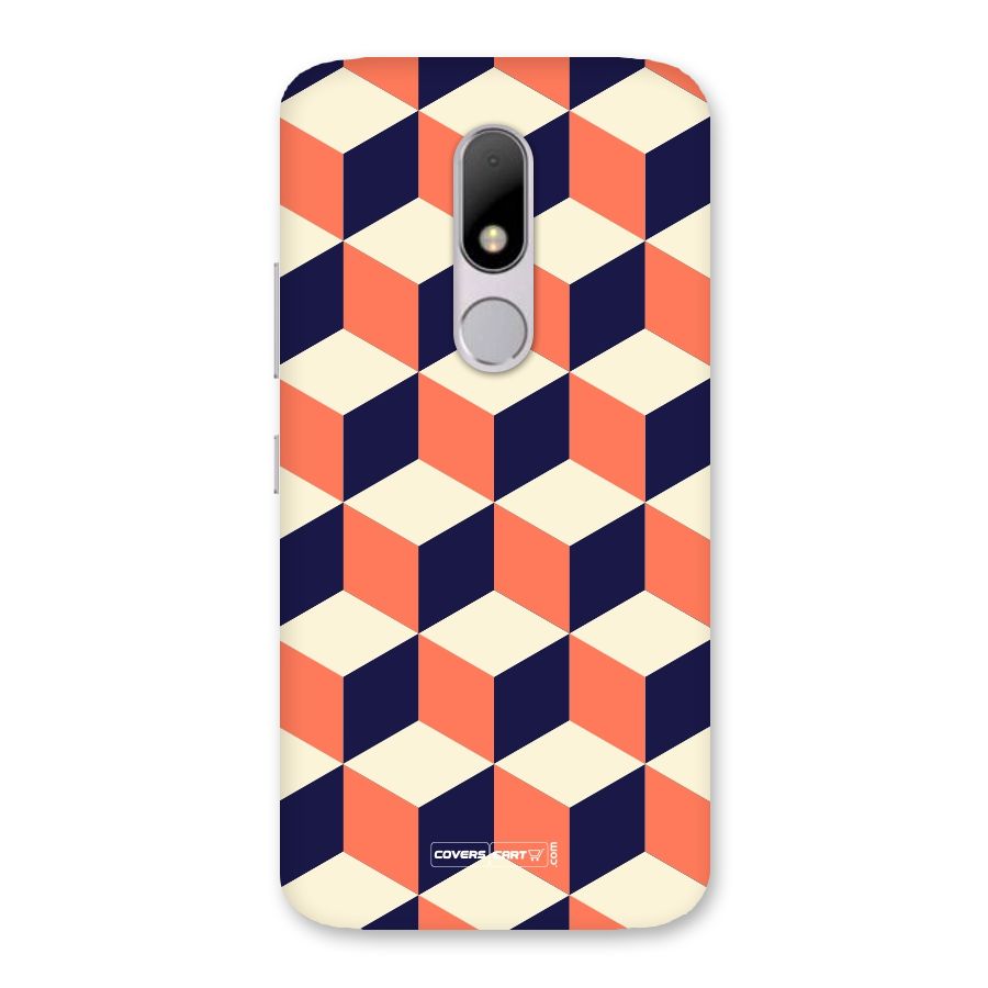 Cube Pattern Back Case for Moto M
