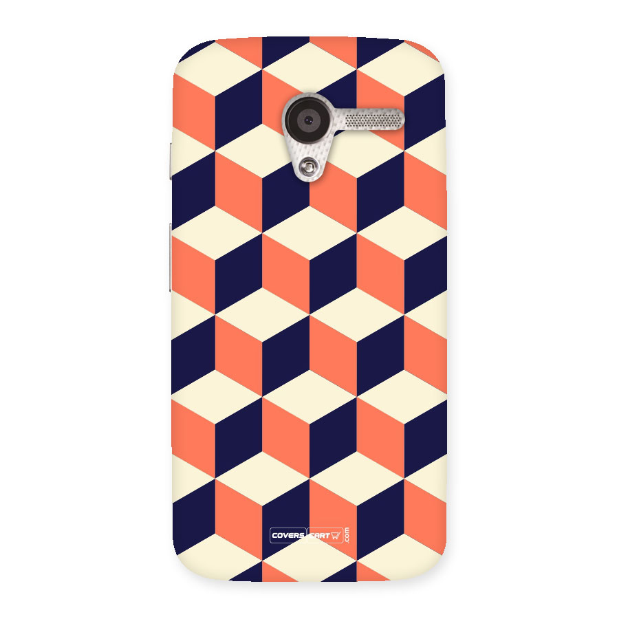 Cube Pattern Back Case for Moto X