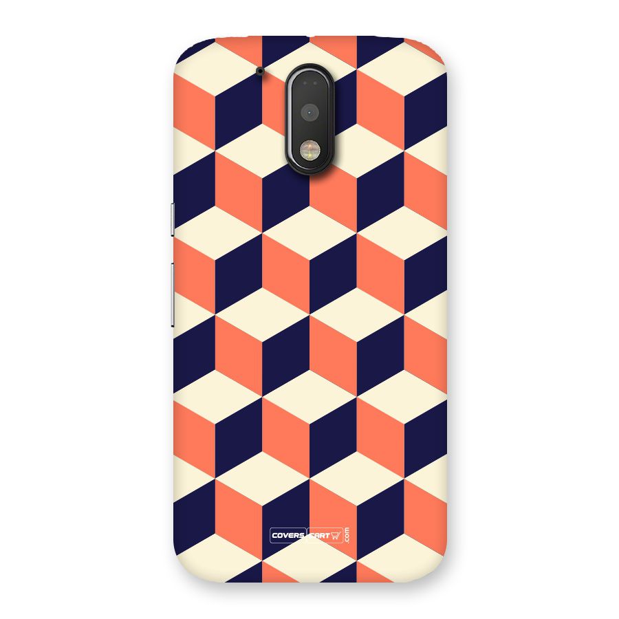 Cube Pattern Back Case for Motorola Moto G4