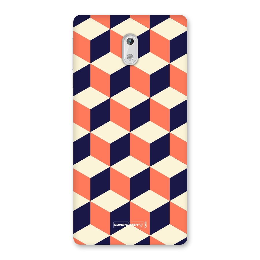 Cube Pattern Back Case for Nokia 3