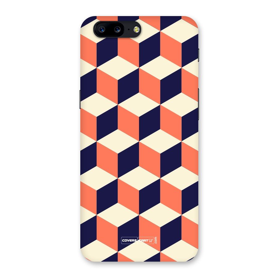 Cube Pattern Back Case for OnePlus 5