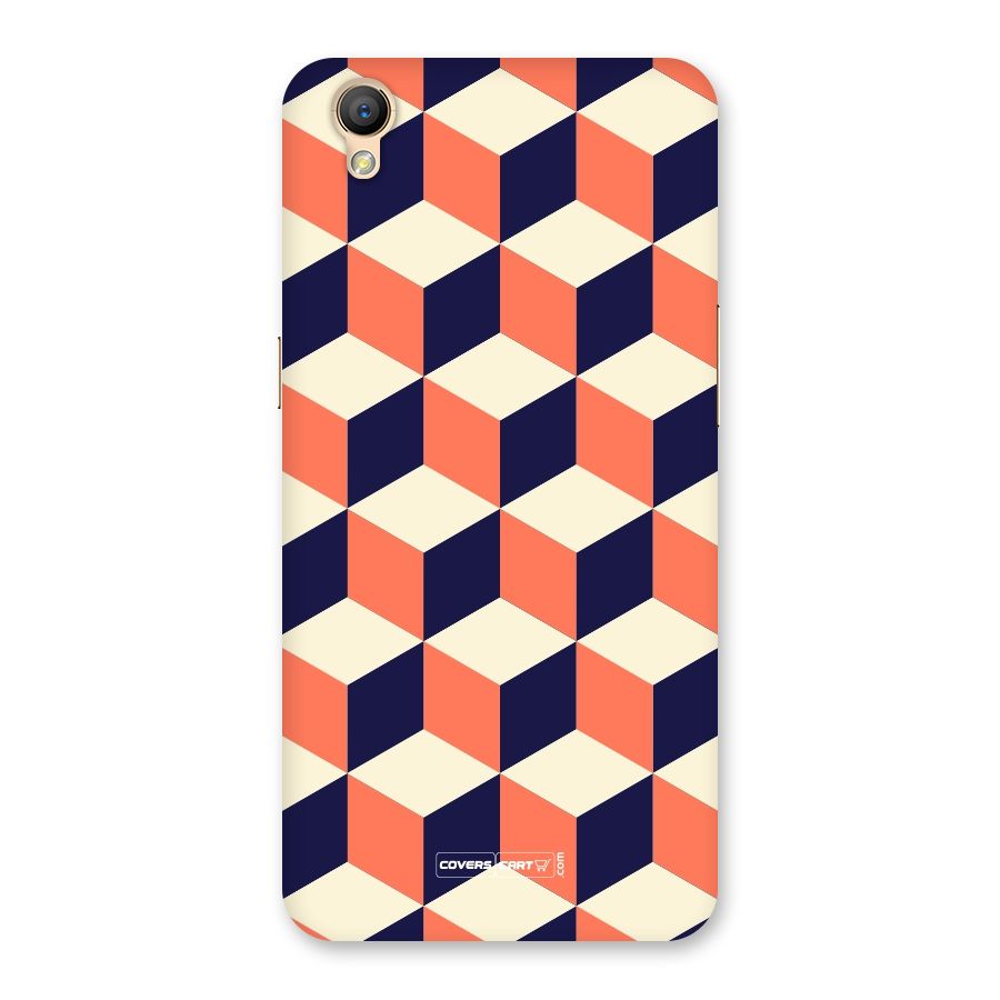Cube Pattern Back Case for Oppo A37