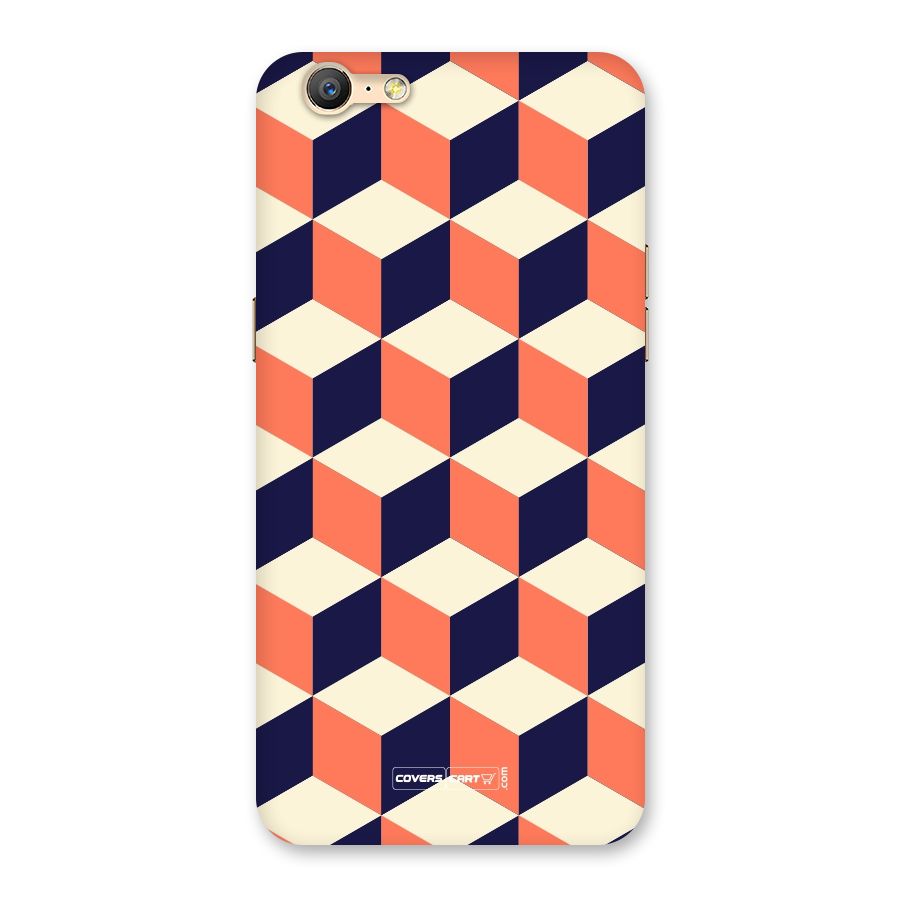 Cube Pattern Back Case for Oppo A57