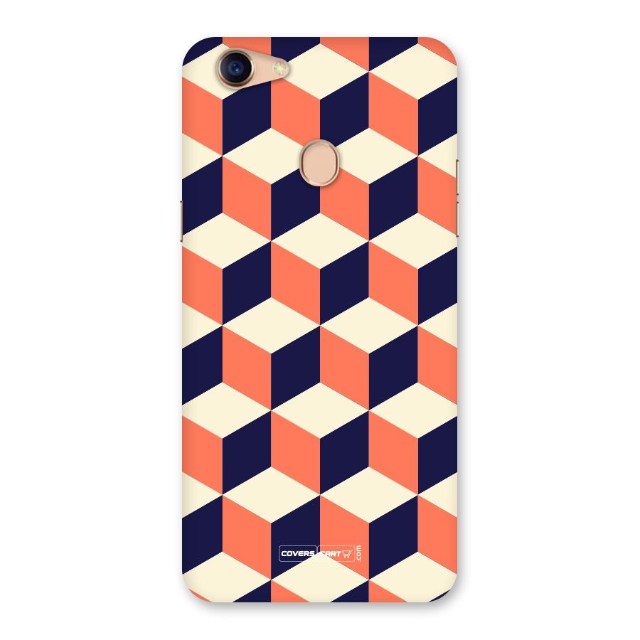 Cube Pattern Back Case for Oppo F5