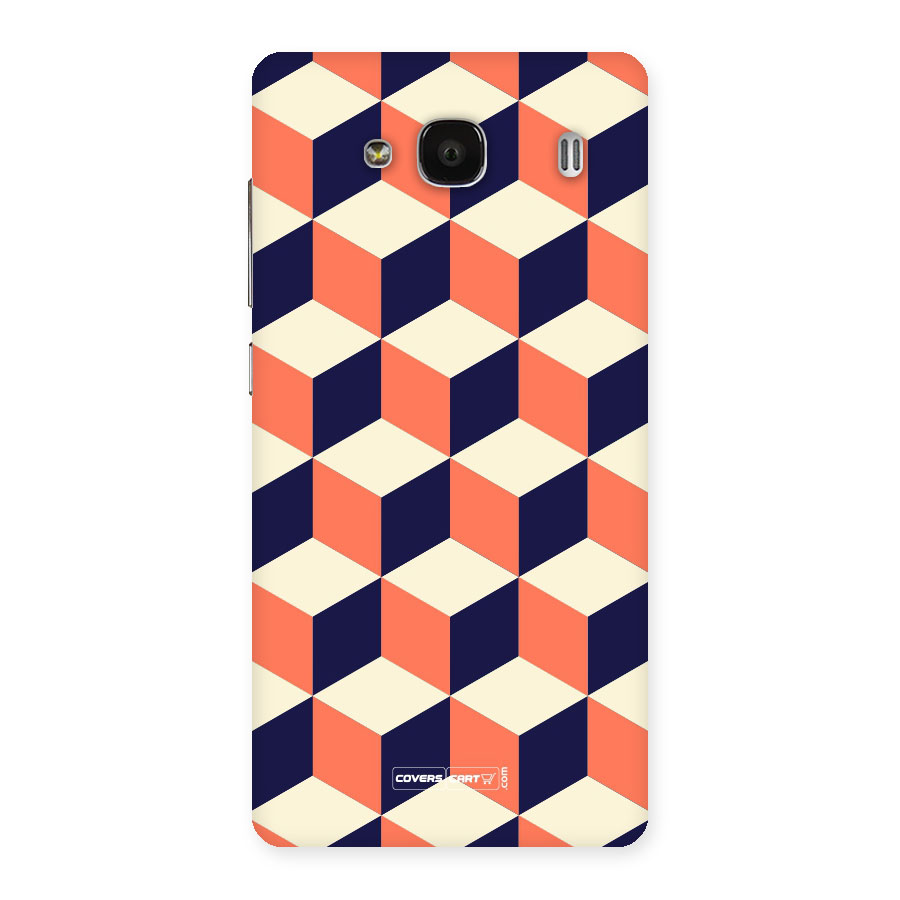 Cube Pattern Back Case for Redmi 2