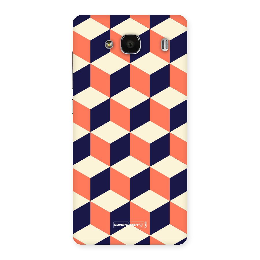 Cube Pattern Back Case for Redmi 2s