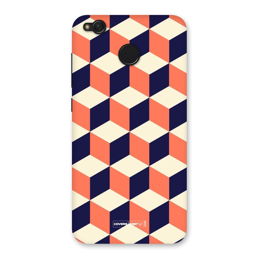 Cube Pattern Back Case for Redmi 4