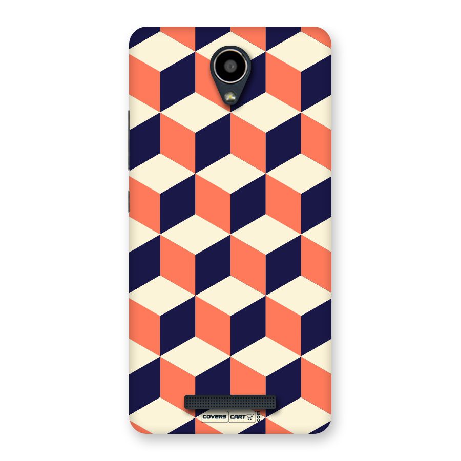 Cube Pattern Back Case for Redmi Note 2
