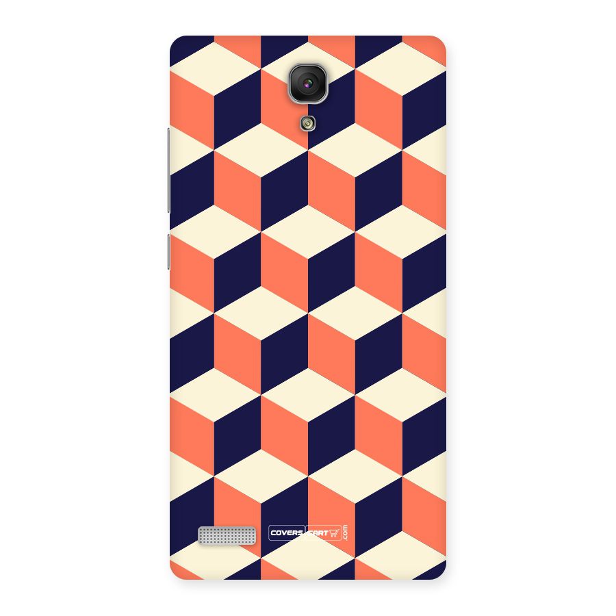 Cube Pattern Back Case for Redmi Note Prime
