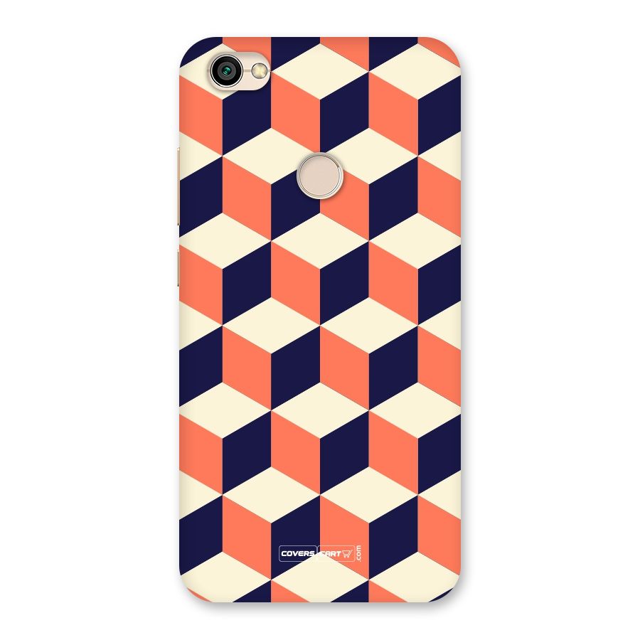 Cube Pattern Back Case for Redmi Y1 2017
