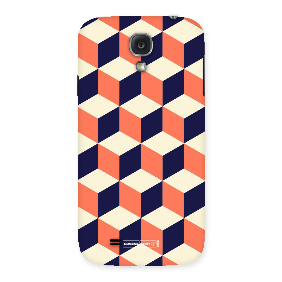 Cube Pattern Back Case for Samsung Galaxy S4