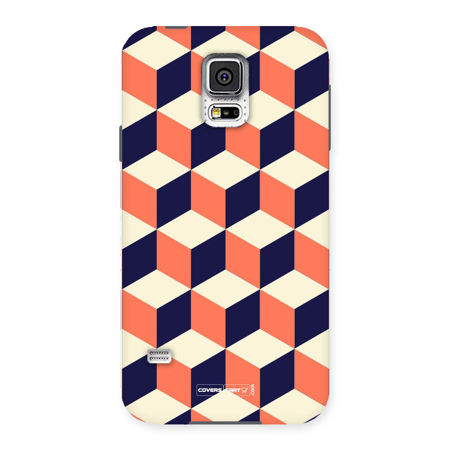 Cube Pattern Back Case for Samsung Galaxy S5