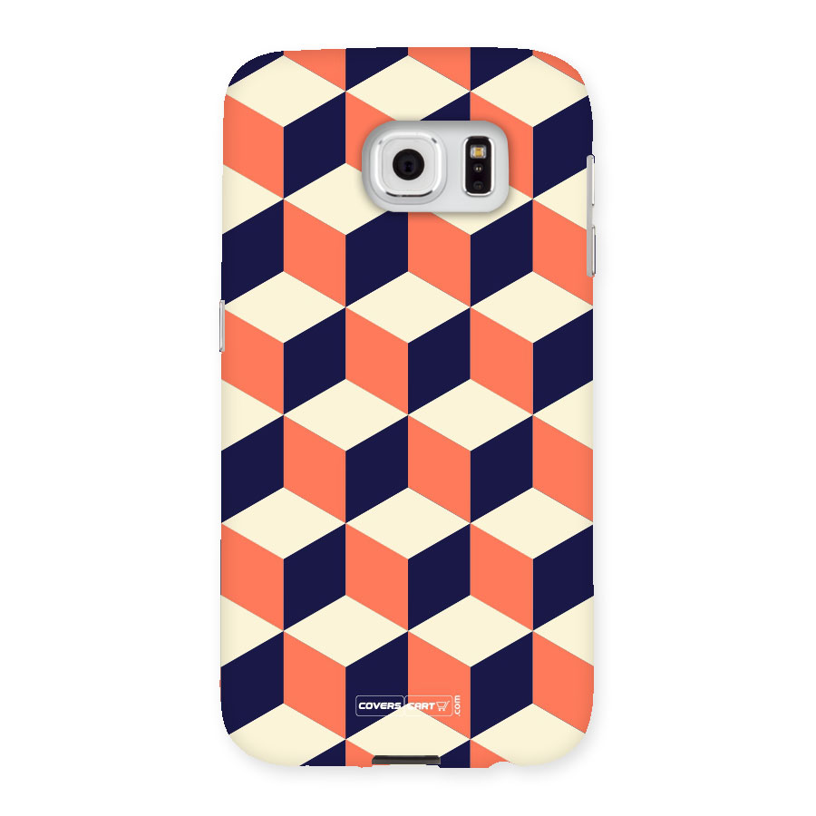 Cube Pattern Back Case for Samsung Galaxy S6