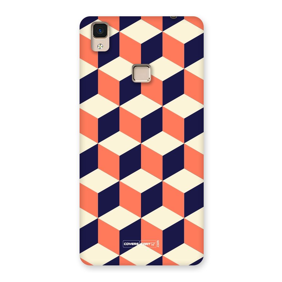 Cube Pattern Back Case for V3 Max