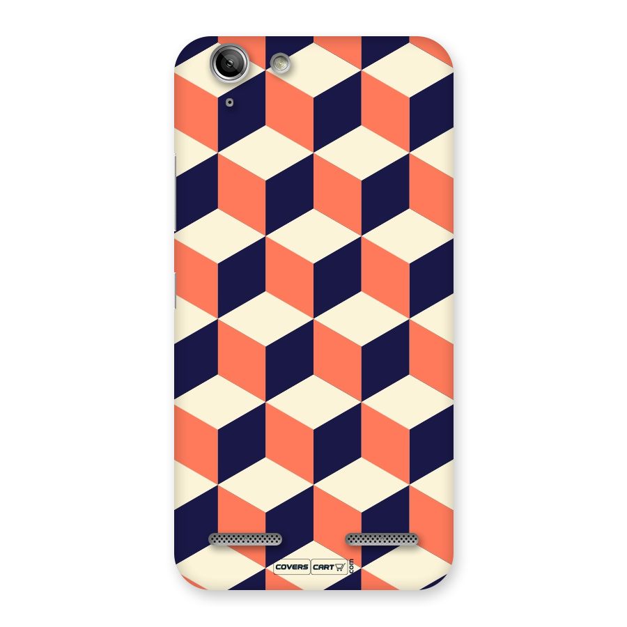 Cube Pattern Back Case for Vibe K5 Plus