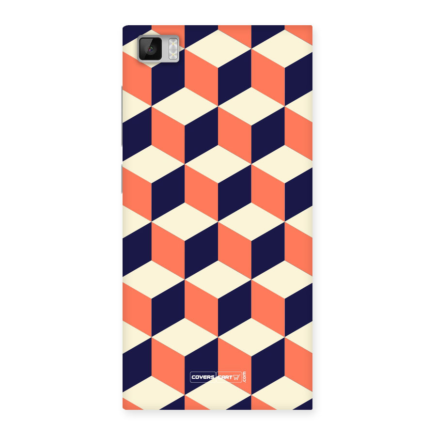 Cube Pattern Back Case for Xiaomi Mi3