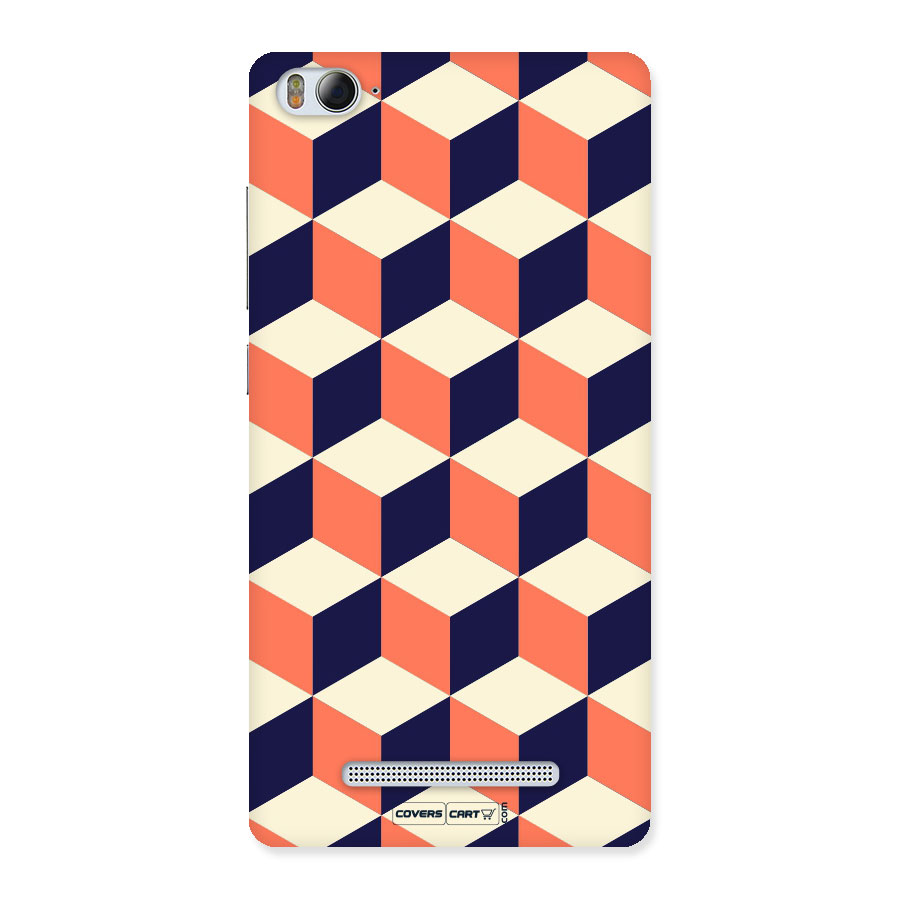 Cube Pattern Back Case for Xiaomi Mi4i