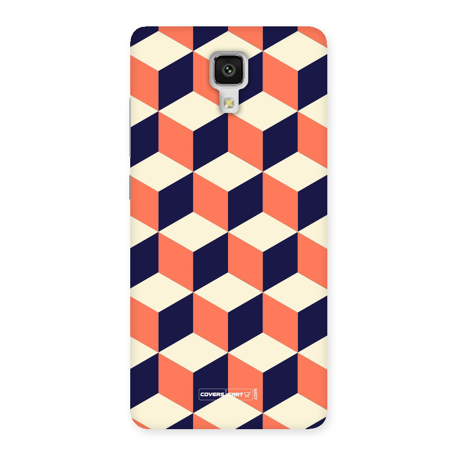 Cube Pattern Back Case for Xiaomi Mi 4