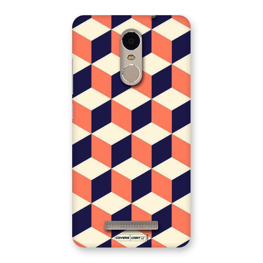 Cube Pattern Back Case for Xiaomi Redmi Note 3