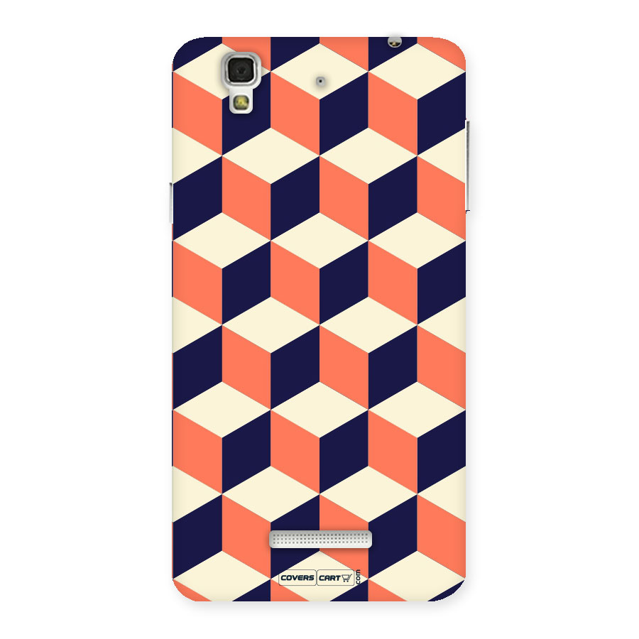 Cube Pattern Back Case for Yu Yureka