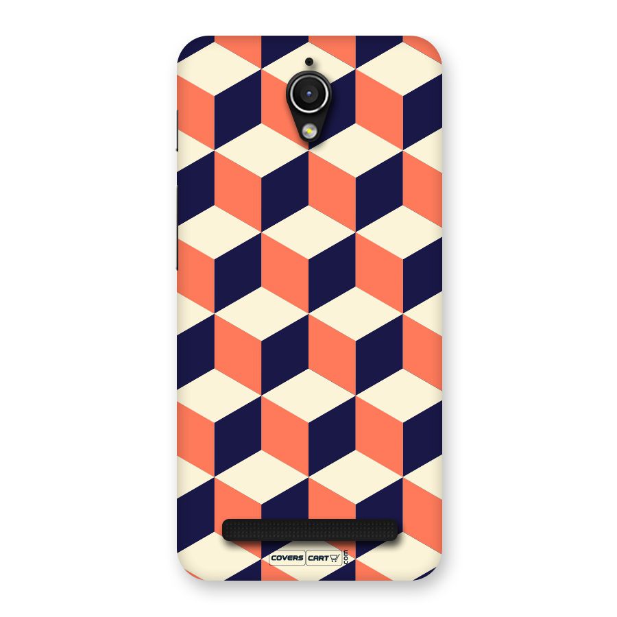 Cube Pattern Back Case for Zenfone Go