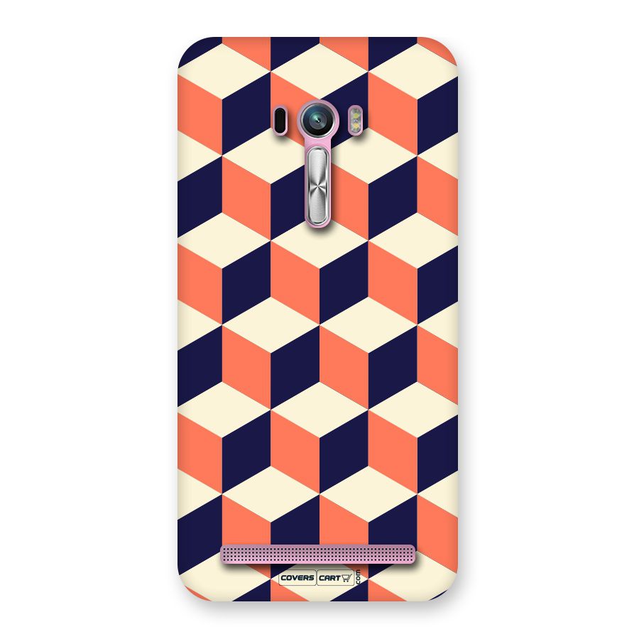 Cube Pattern Back Case for Zenfone Selfie