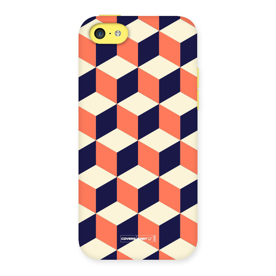 Cube Pattern Back Case for iPhone 5C