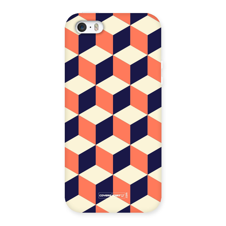 Cube Pattern Back Case for iPhone 5 5S