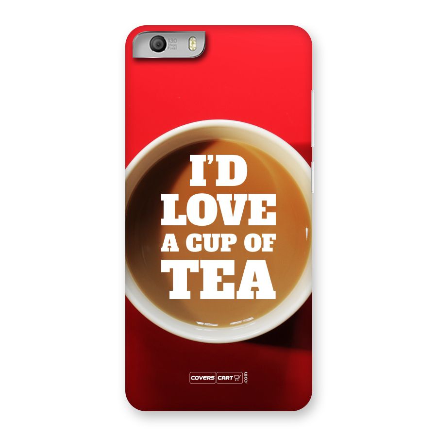 Cup of Tea Back Case for Canvas Knight 2