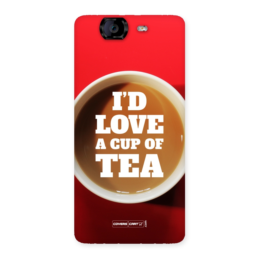 Cup of Tea Back Case for Canvas Knight A350