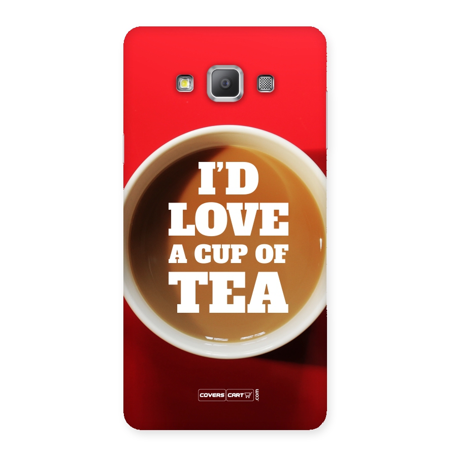 Cup of Tea Back Case for Galaxy A7