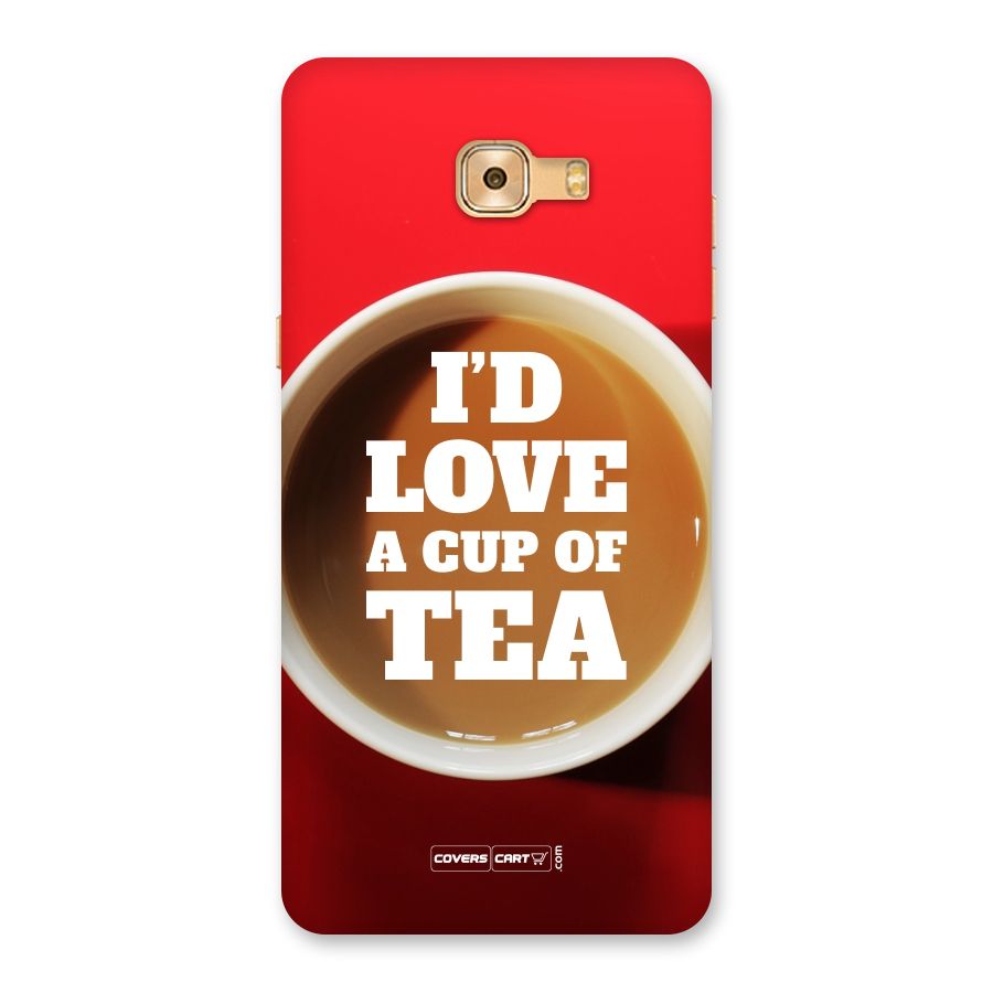 Cup of Tea Back Case for Galaxy C9 Pro