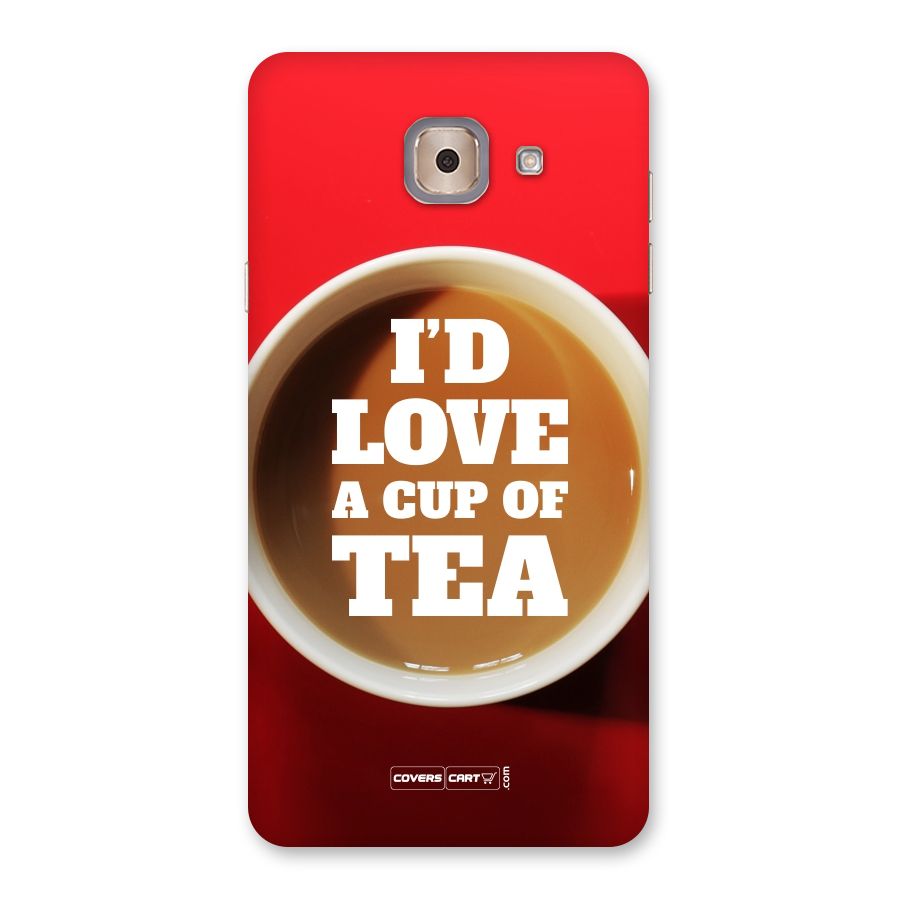 Cup of Tea Back Case for Galaxy J7 Max