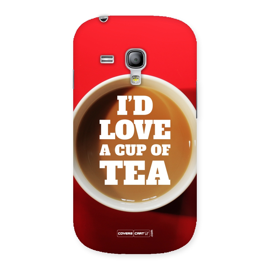 Cup of Tea Back Case for Galaxy S3 Mini